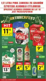 Intermarche gazetka tydzień 38 Strona 38: Napój piwny Lech €2,99, Piwo bezalkoholowe Tyskie 4-pak €11,16
