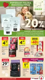 Intermarche gazetka tydzień 38 Strona 39: Karma dla psa Fitmin €29,99, Karma dla kota Canaillou Miska Dnia z rybą €1,99