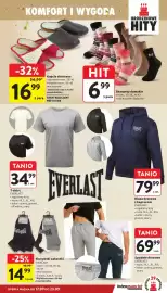 Intermarche gazetka tydzień 38 Strona 43: Bluza dresowa z kapturem Everlast €79,99, Spodnie dresowe Everlast €69,99