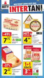 Intermarche gazetka tydzień 38 Strona 46: Ser Edam Królewiecki Spomlek €2,49, Szynka jak u dziadka w plastrach Sokołów €3,75
