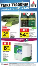 Intermarche gazetka tydzień 38 Strona 47: Ręcznik papierowy Long 2 warstwy Apta 2-pak €8,89, Ogórki szklarniowe polskie €3,99