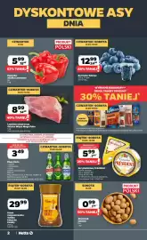 Netto gazetka Strona 2: Ser pleśniowy Président €5,99, Ziemniak jadalny €0,99