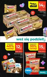 Dealz gazetka tydzień 38 Strona 17: Batony Hanuta Riegel €12,50, Wafelki Hanuta Minis €15,00