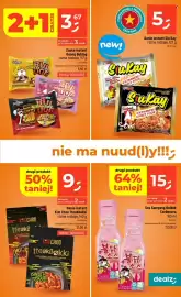 Dealz gazetka tydzień 38 Strona 23: Kim Choo Tteokbokki €9,00, Sos Samyang Buldak Carbonara €15,00