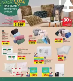 Interspar akciós újság Oldal 2: R párna €999,00, R polárpléd €1.999,00
