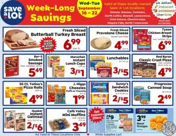 Save a Lot weekly ad week 38 Page 1