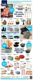 Aldi weekly ad week 38 Page 2: Kirkton House Harvest Chenille Accent Rug €9,99, Ambiano slim 4-slice toaster €19,99
