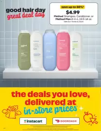 Grocery Outlet weekly ad week 38 Page 5: Method Shampoo, Conditioner, or Method Men 2-in-1 €4,99