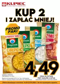 Kupiec gazetka tydzień 38 Strona 5: Chrupki Przysnacki o smaku żółty ser €4,49