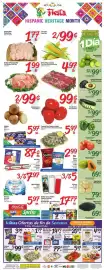 Fiesta Mart weekly ad week 38 Page 1: Fresh Beef Chuck Steak Bone-In €4,97, Fresh Assorted Pork Chop €1,99