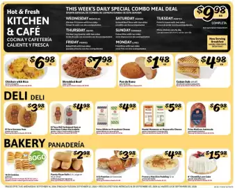 Fresco y Más weekly ad week 38 Page 4: Puerto Rican Rolls €2,98, Pan de Bono €1,48