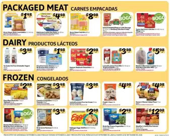 Fresco y Más weekly ad week 38 Page 5: Birds Eye Frozen Vegetables €2,48, Bob Evans Family Size Sides €4,98