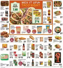 Lowes Foods weekly ad week 38 Page 12: Bertolli pizza sauce €6,00, Bread Crumbs Artisan Rosemary Sea Salt Pugliese Loaf €4,99