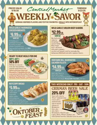 Central Market weekly ad (valid until 22-09)