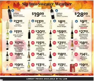 ShopRite flyer Page 4: Korbel All Types €13,67, Raeburn Chardonnay €14,12