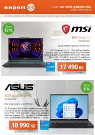 Expert leták Strana 3: Msi cyborg 15 notebook €17.490,00, Asus vivobook 16 notebook €18.990,00