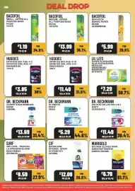 Bestway leaflet week 38 Page 18: Surf 3in1 caps tropical lily/passion bloom €9,59, Dr. Beckmann glowwhite €5,29