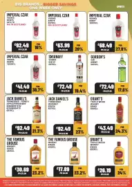 Bestway leaflet week 38 Page 7: Grants triple wood whisky €43,49, Imperial czar vodka €63,99