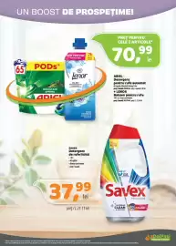 Catalog La Doi Pasi Pagină 14: Ariel + Lenor €70,99, Savex detergent de rufe lichid €37,99