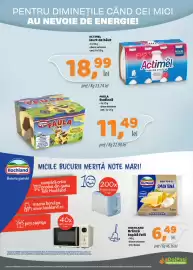 Catalog La Doi Pasi Pagină 2: Hochland brânză topită felii €6,49, Actimel laurt de băut €18,99