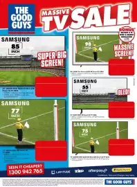 The Good Guys catalogue week 38 Page 3: Samsung 55" OLED 590H 4K Smart AI TV 2026