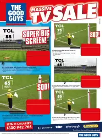 The Good Guys catalogue week 38 Page 5: TCL 65" C6L QD-MINI LED Google TV with Gemini 2026