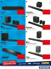 The Good Guys catalogue week 38 Page 9: Bose TV Speaker Soundbar