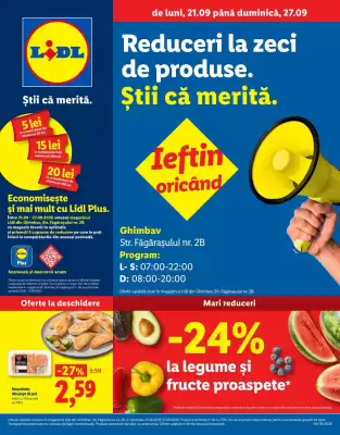 Catalog Lidl (valid până la 27-09)