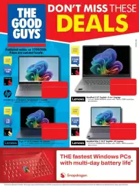 The Good Guys catalogue week 38 Page 2: Hp OmniBook 3 14" Copilot+ Snapdragon X Laptop