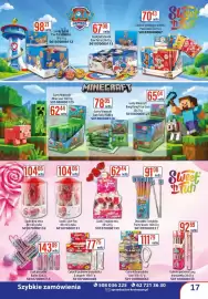 AT gazetka Strona 17: Oranżadki 5 smaków €91,06, Lizaki 3 rodzaje mix €62,44