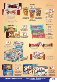 AT gazetka Strona 19: Talarki Waflowe €2,99, Popcorn DIZZI €3,66