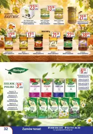 AT gazetka Strona 32: Miód €22,52, Miód z mleczkiem pszczelim €13,98