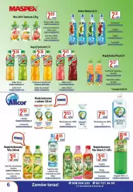 AT gazetka Strona 6: Napój Tymbark €2,36, Kubuś Waterrr €2,31