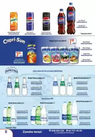 AT gazetka Strona 8: Woda Piwniczanka €0,50, Napój Capri-Sun €1,99