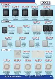 AT gazetka Strona 17: Gniazdo podwójne poziome €30,12, Łącznik hermetyczny świecznikowy €13,95