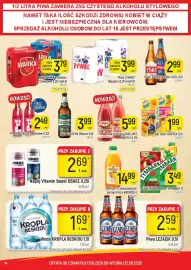 Delikatesy Piotruś Pan gazetka tydzień 38 Strona 14: Sok tłoczony 100% NFC Hortex €5,99, Piwo ŻYWIEC €3,99