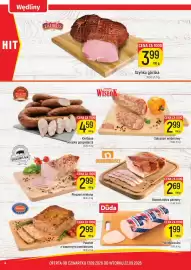 Delikatesy Piotruś Pan gazetka tydzień 38 Strona 4: Polędwica Ani €1,99, Kiełbasa wiejska gospodarza €4,59