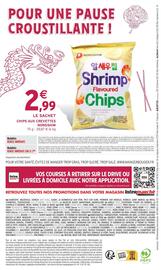 Catalogue Intermarché page 8: NONGSHIM Shrimp Flavoured Chips €2,99