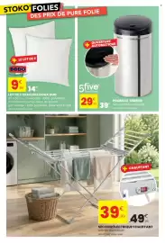 Catalogue Stokomani page 2: DODO Oreillers doux duo €9,99, 5five POUBELLE SENSOR €29,99