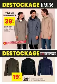Catalogue Stokomani page 7: COUPE-VENT À CAPUCHE €39,99, VESTE POLAIRE ZIPPÉE €19,99
