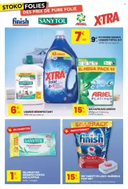 Catalogue Stokomani page 8: Finish Powerball €15,99, SANYTOL Désinfectant Nettoyant €1,93