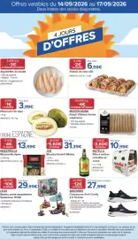 Catalogue Costco page 1: Melon piel de sapo €3,99, MAISON ADAM Knack d'Alsace fumée supérieure €10,49