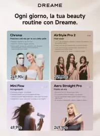 Volantino Unieuro Pagina 16: Aero Straight Pro Piastra ad aria €249,90, Mini Flow Asciugacapelli €49,99