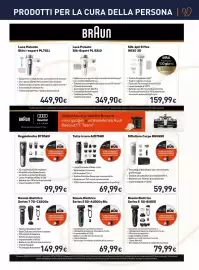 Volantino Unieuro Pagina 17: Luce Pulsata Silk-Expert PL 5210 €349,90, Rasoio Elettrico Series 772-C1200s €149,99