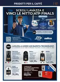 Volantino Unieuro Pagina 3: Tiny Eco Lavazza a Modo Mio €69,99, Idola €109,99