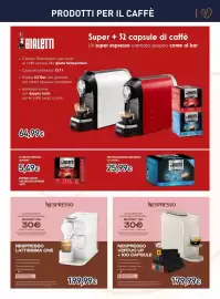 Volantino Unieuro Pagina 5: Bialetti Espresso Bar Napoli €25,99, Bialetti Espresso Bar Roma €5,49