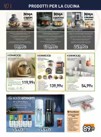Volantino Unieuro Pagina 6: Kenwood impastatrice planetaria multi tasker €119,99
