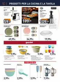 Volantino Unieuro Pagina 8: Centrifuga insalata €9,99, Electroline forno pizza elettrico €199,99