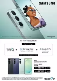 Samsung catalogue Page 1: Galaxy S26 FE SM-S741B 256GB €17.999,00, Galaxy S26 FE SM-S741B 128GB €15.499,00
