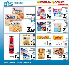 Volantino Conad Superstore settimana 38 Pagina 2: Mozzarella julienne Conad €2,19, Maionese Calvé classica €1,49